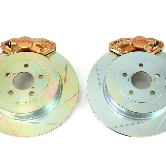 Brembo OE Gold Rear Brake Kit - 2002-2007 Subaru WRX