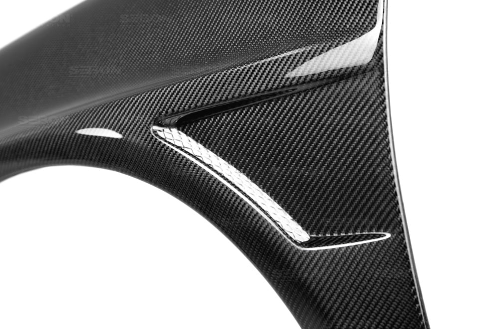 Seibon Carbon Fiber 10mm Wider Fenders - 2004-2005 Subaru WRX / STI Sedan