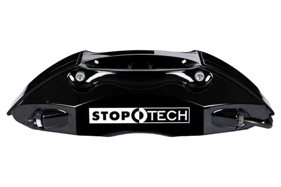 Stoptech ST-40 Big Brake Kit Front 328mm Black Zinc Drilled Rotor - 1998-2001 Subaru Impreza 2.5RS