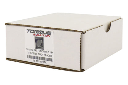Torque Solution 19mm Throttle Body Spacer Black - 2013-2021 Scion FR-S / Subaru BRZ / Toyota 86