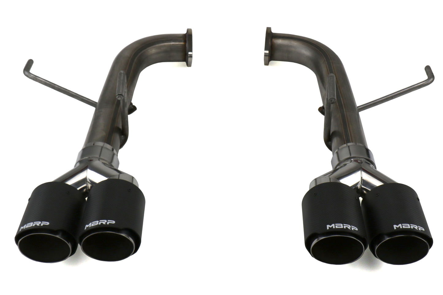 MBRP 2.5in Quad Carbon Fiber Tip Axle Back Exhaust - 2015-2021 Subaru WRX / STI