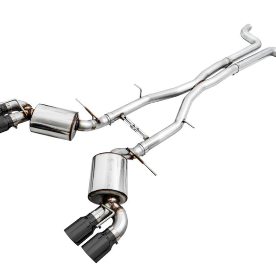 AWE Tuning 16-19 Chevy Camaro SS Non-Res Cat-Back Exhaust -Touring Edition (Quad Diamond Black Tips)