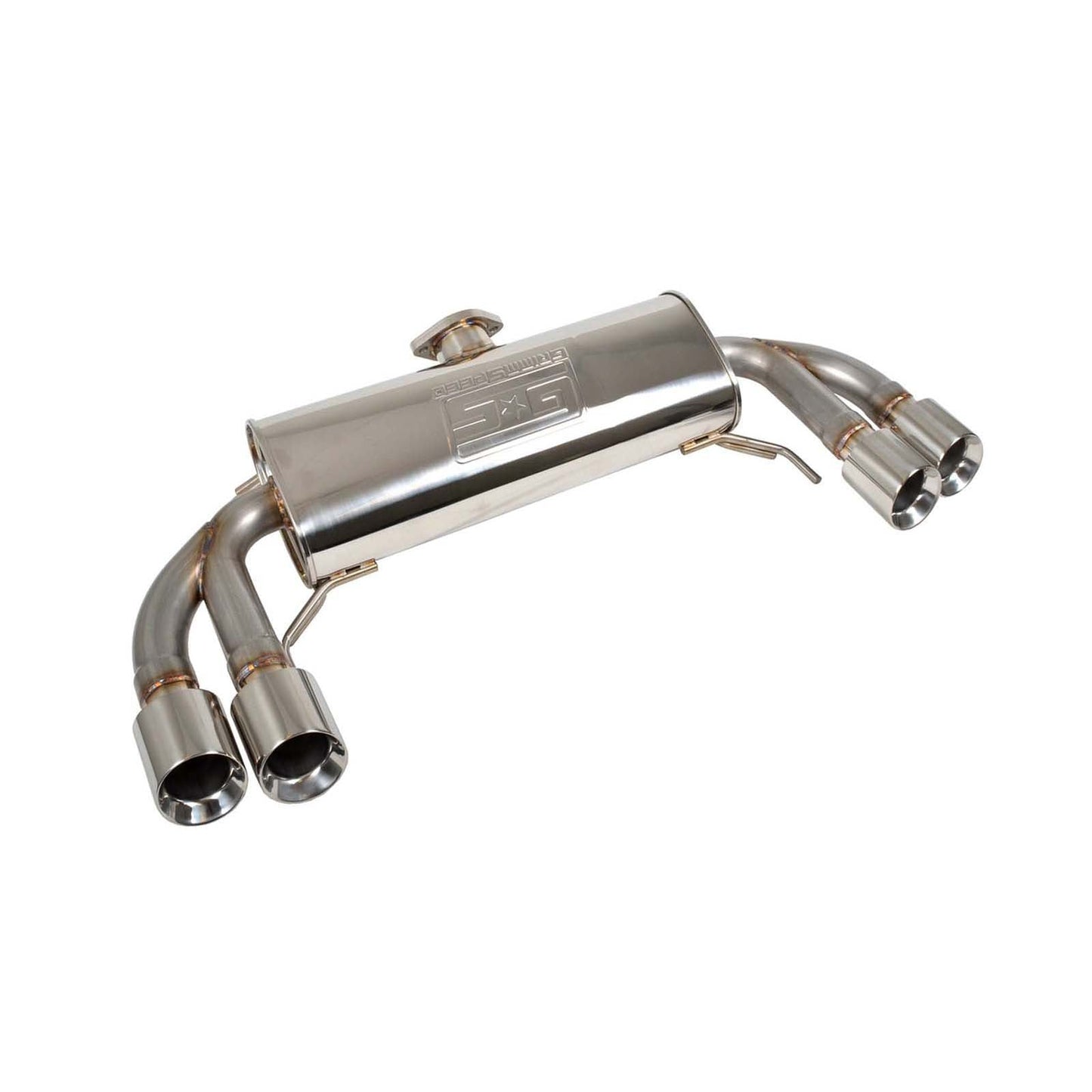 GrimmSpeed Catback Exhaust System Resonated - 2008-2014 Subaru WRX / STI Hatchback