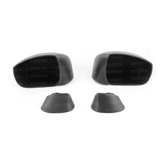 Seibon Carbon Fiber Mirror Covers - 2009-2010 Nissan GT-R