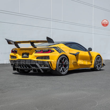 ZR1 Package Corvette C8 Z06 / E-Ray DRY CARBON FIBER Rear Spoiler