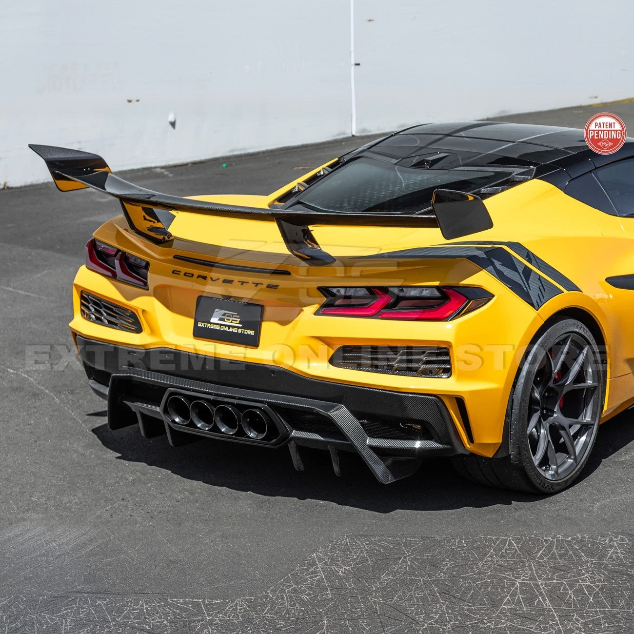 ZR1 Package Corvette C8 Z06 / E-Ray DRY CARBON FIBER Rear Spoiler