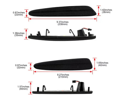 Corvette C6 Smoked Lens G3 Laser LED Side Markers