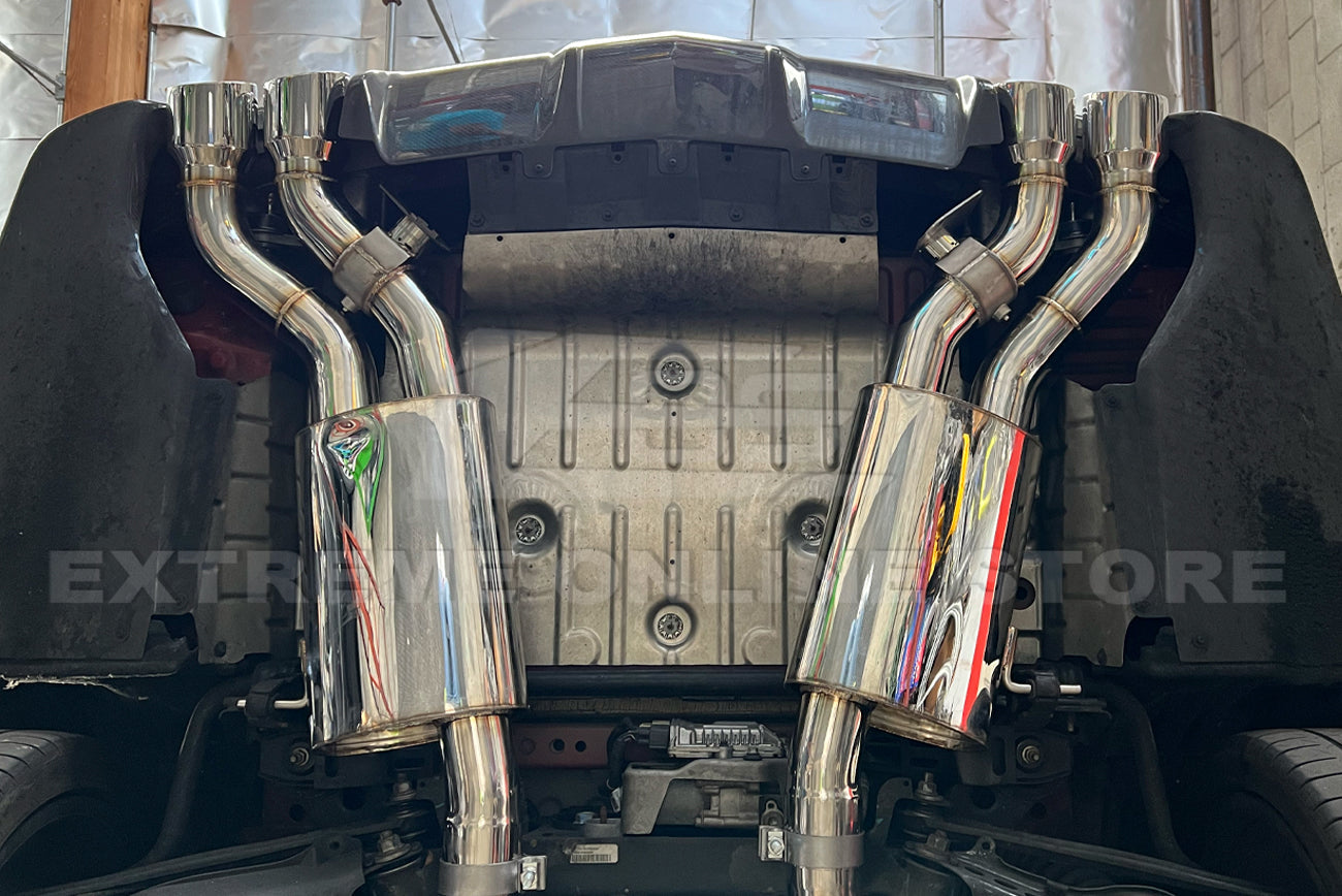 2016-19 Cadillac CTS-V Dual-Mode Mufflers Axle-Back Exhaust System