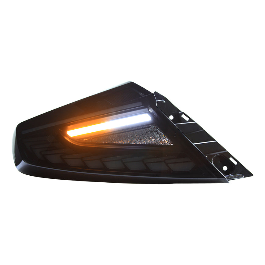OLM Phantom-Spec LED Taillights (Smoke Lens / White Optic) - 2022-2025 Subaru WRX