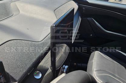 2021+ Ford Mustang Mach-E DRY CARBON FIBER Navigation Monitor Cover