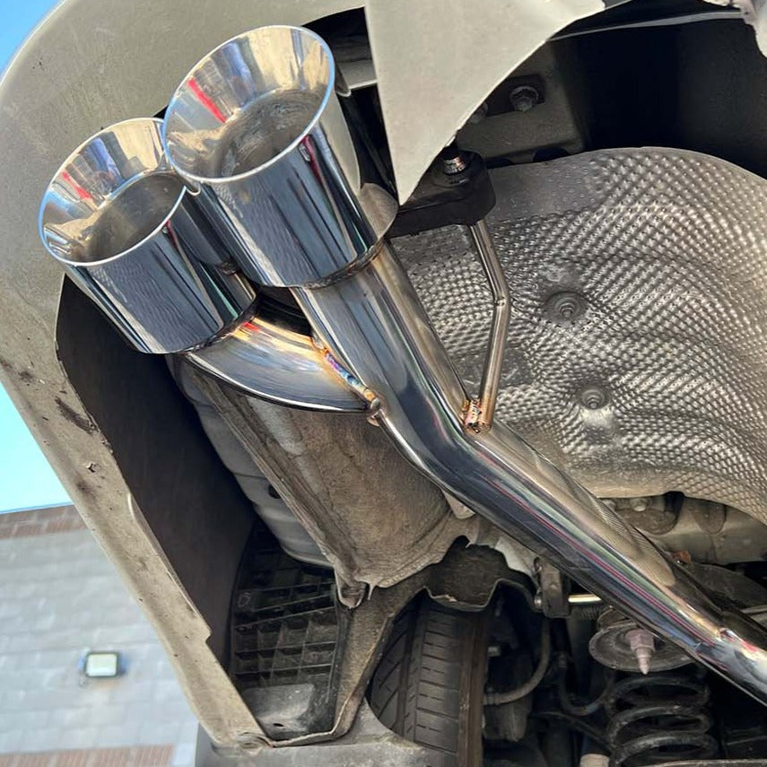 2018-24 Toyota Camry Muffler Delete Axle Back Quad Tips Exhaust