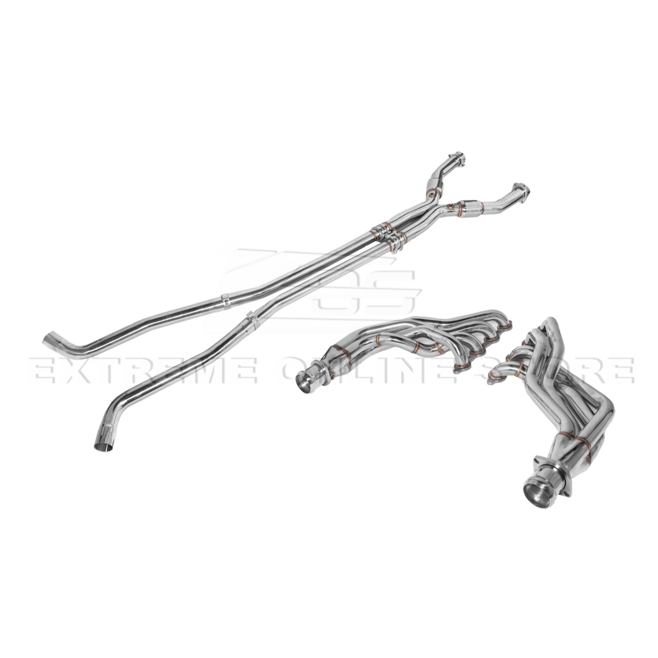 2009-2014 Cadillac CTS-V Long Tube Headers & Resonated Mid Pipe