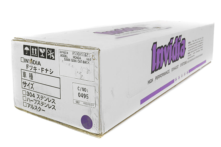 Invidia Q300 Cat Back Exhaust - 2000-2009 Honda S2000