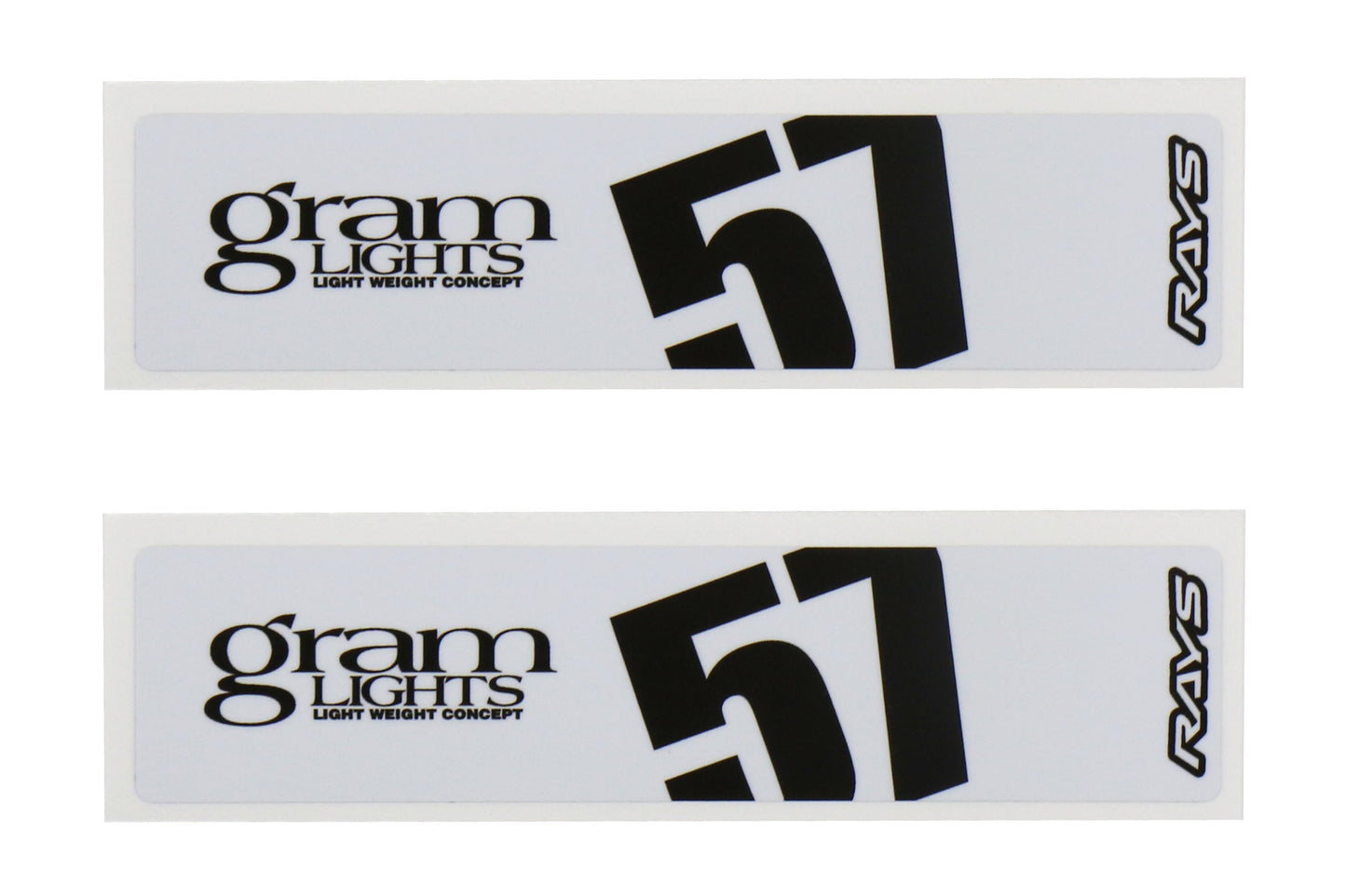 Gram Lights 57DR / 57CR Spoke Sticker (White) - Universal