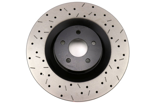 DBA XS 4000 Series Drilled and Slotted Front Rotor - 2016-2018 Ford Focus RS