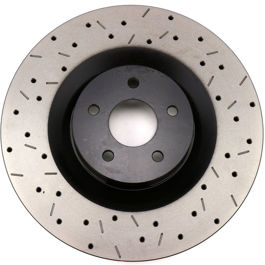 DBA XS 4000 Series Drilled and Slotted Front Rotor - 2016-2018 Ford Focus RS