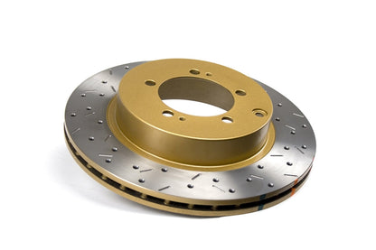DBA 4000 Series Drilled/Slotted Rotor Pair Rear - 2003-2006 Mitsubishi Evo 8/9