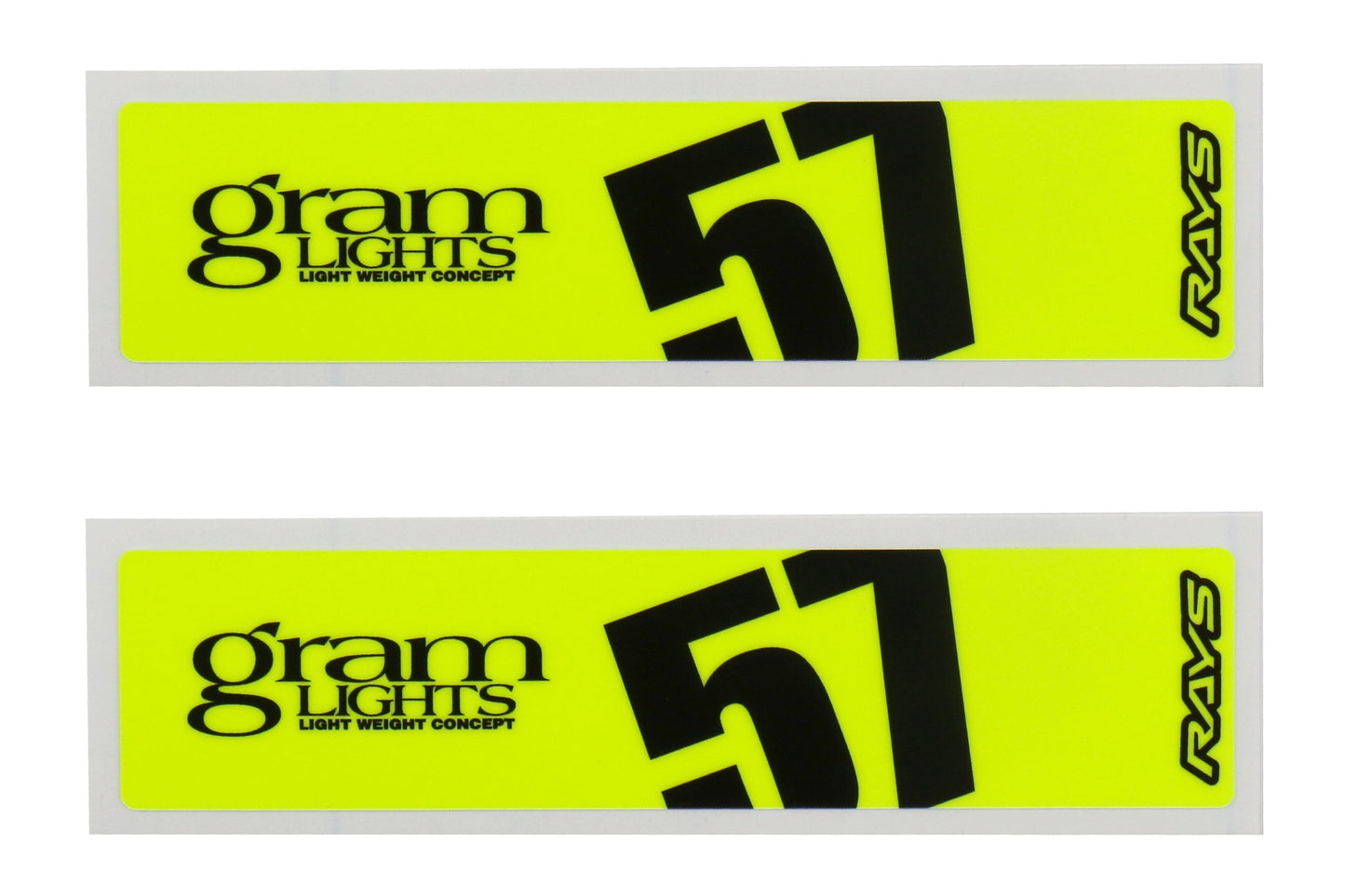 Gram Lights 57DR / 57CR Spoke Sticker Yellow - Universal