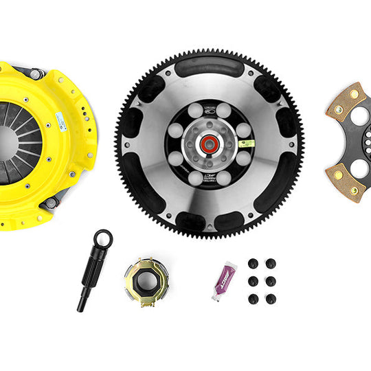 ACT Heavy Duty Solid 4-Puck Disc Clutch Kit Flywheel Included - 2013-2021 Scion FR-S / Subaru BRZ / Toyota 86