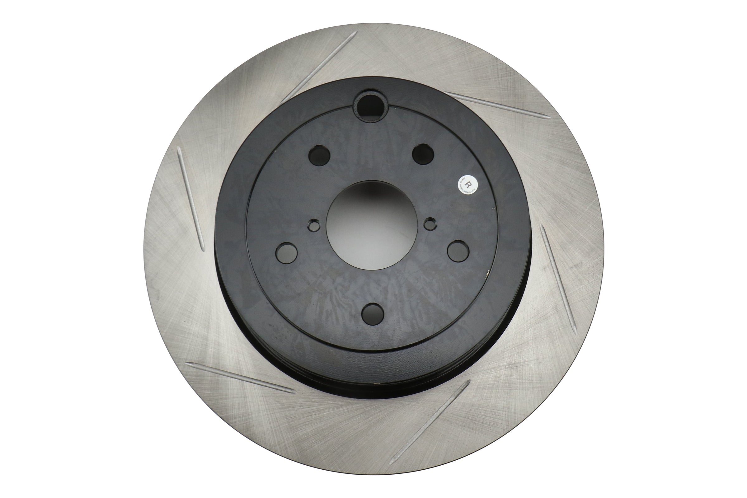 Stoptech Slotted Rotor Pair Rear - 2008-2017 Subaru STI