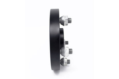 Torque Solution Forged Aluminum Wheel Spacer 5x114.3 20mm Black Pair - 2005-2021 Subaru STI / 2015-2021 WRX / 2019-2024 Forester / 2014-2024 Outback