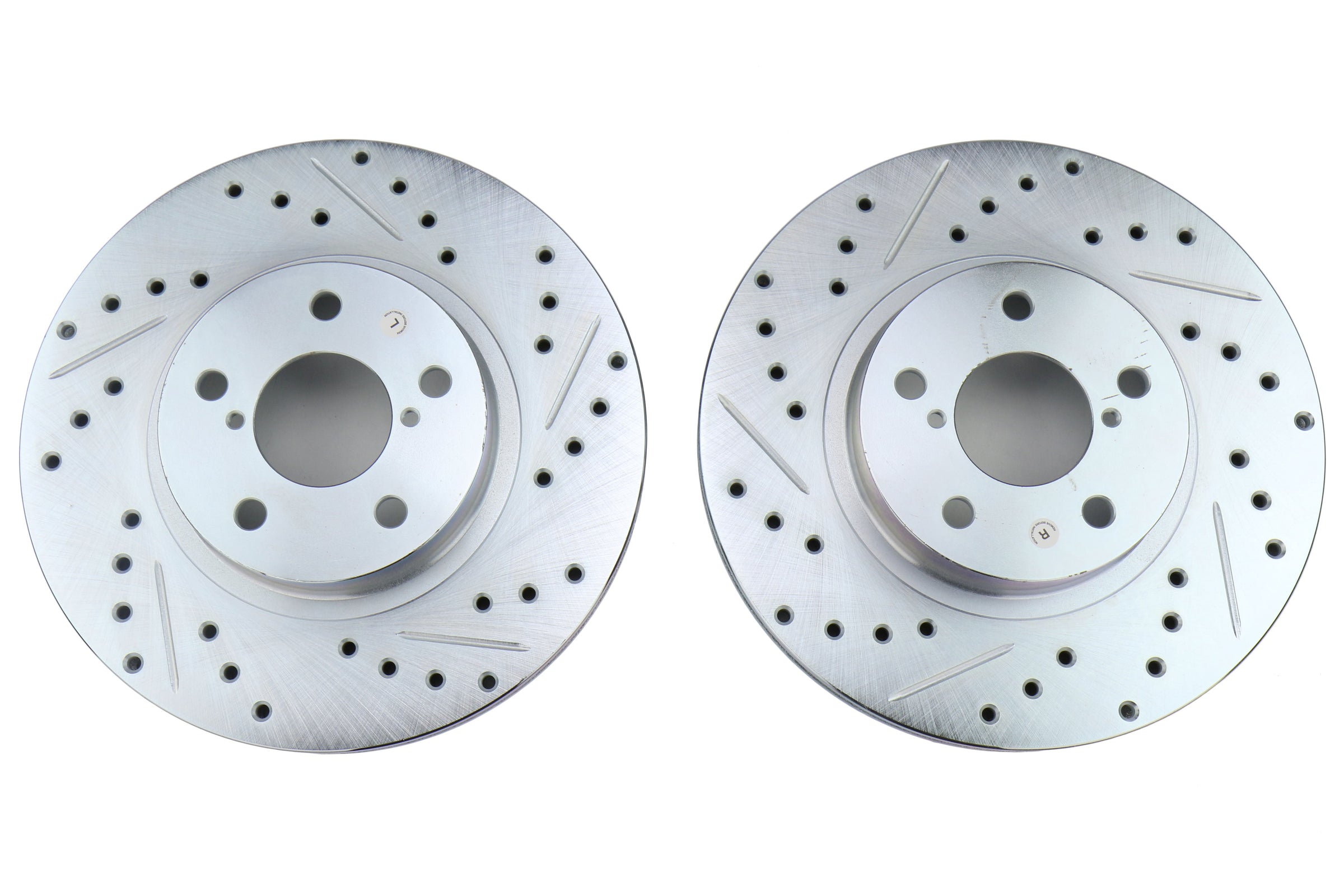 Stoptech C-Tek Sport Drilled and Slotted Front Rotor Pair - Subaru Models (inc. 1998-2001 Impreza 2.5RS)
