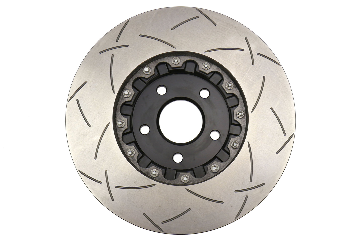 DBA T3 5000 Series Uni-Directional Slotted Front 2 Piece Rotor - 2013-2018 Ford Focus ST