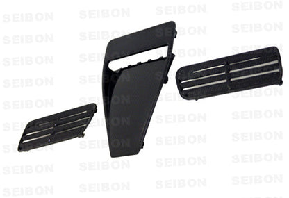 Seibon Carbon Fiber OE Style Hood Scoop - 2008-2015 Mitsubishi Evo X