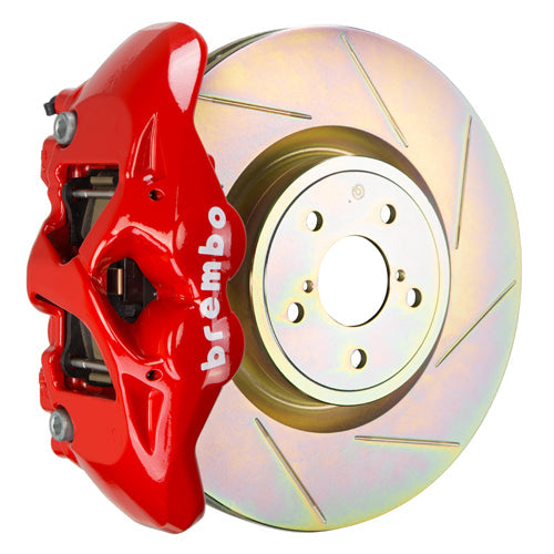 Brembo GT Systems Monobloc 4 Piston 326mm Slotted Red - 2015-2021 Subaru WRX