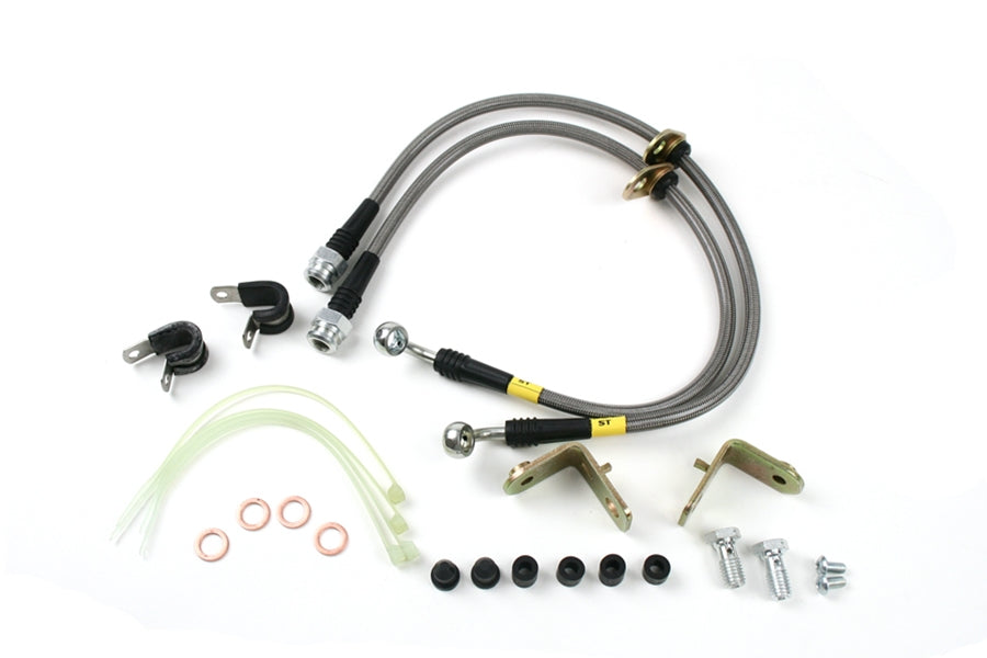 Stoptech Stainless Steel Brake Lines Front - 2005-2010 Ford Mustang