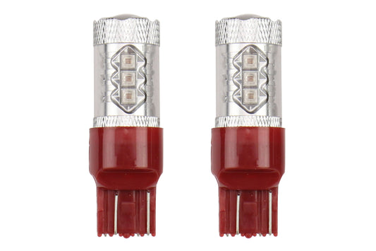 Diode Dynamics 7443 XP80 LED Red Bulb Pair - Subaru Models