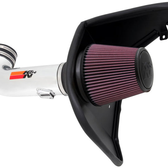 K&N 10 Camaro 6.2L V8 Polished Typhoon Short Ram Intake