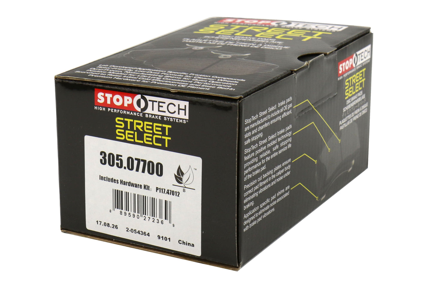 Stoptech Select Sport Brake Kit Rear - 2005-2009 Subaru Legacy GT