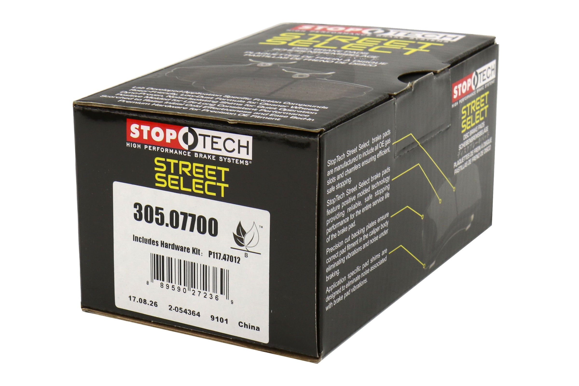 Stoptech Select Sport Brake Kit Rear - 2005-2009 Subaru Legacy GT