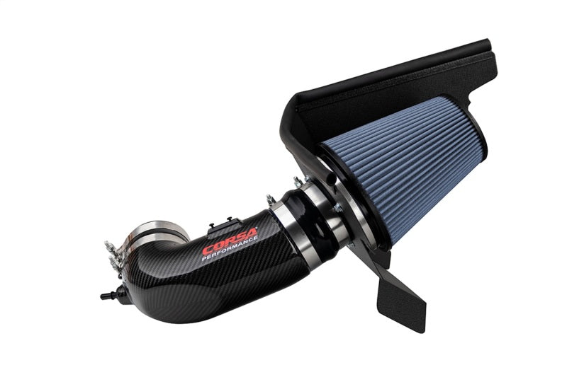 Corsa 17-21 Chevrolet Camaro ZL1 Carbon Fiber Air Intake w/ MaxFlow 5 Oil Filtration