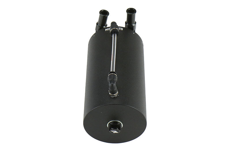 Mishimoto Aluminum Oil Catch Can Wrinkle Black - Universal