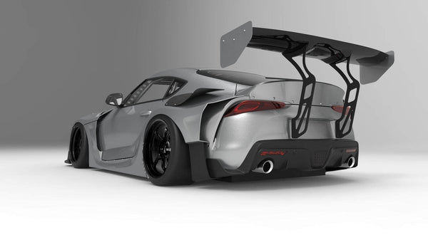 HKS FRP GT Wing Spoiler - 2020-2024 Toyota Supra A90 | 53004-AT013