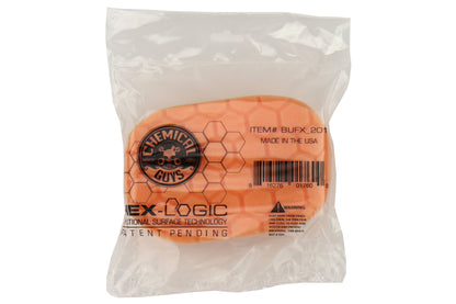 Chemical Guys Hex-Logic Hand Applicator Pad Orange - Universal