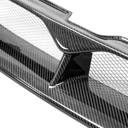 Seibon Carbon Fiber CW Style Grille - 2002-2003 Subaru WRX