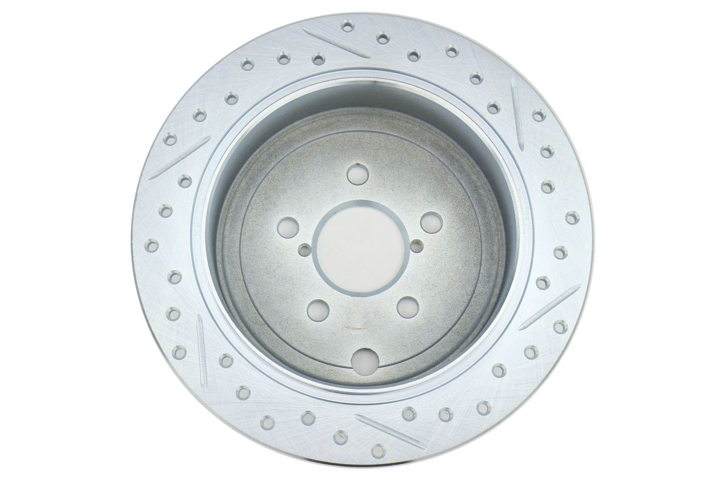 Stoptech C-Tek Sport Drilled and Slotted Rear Rotor Pair - Subaru Models (inc. 2008-2014 WRX)