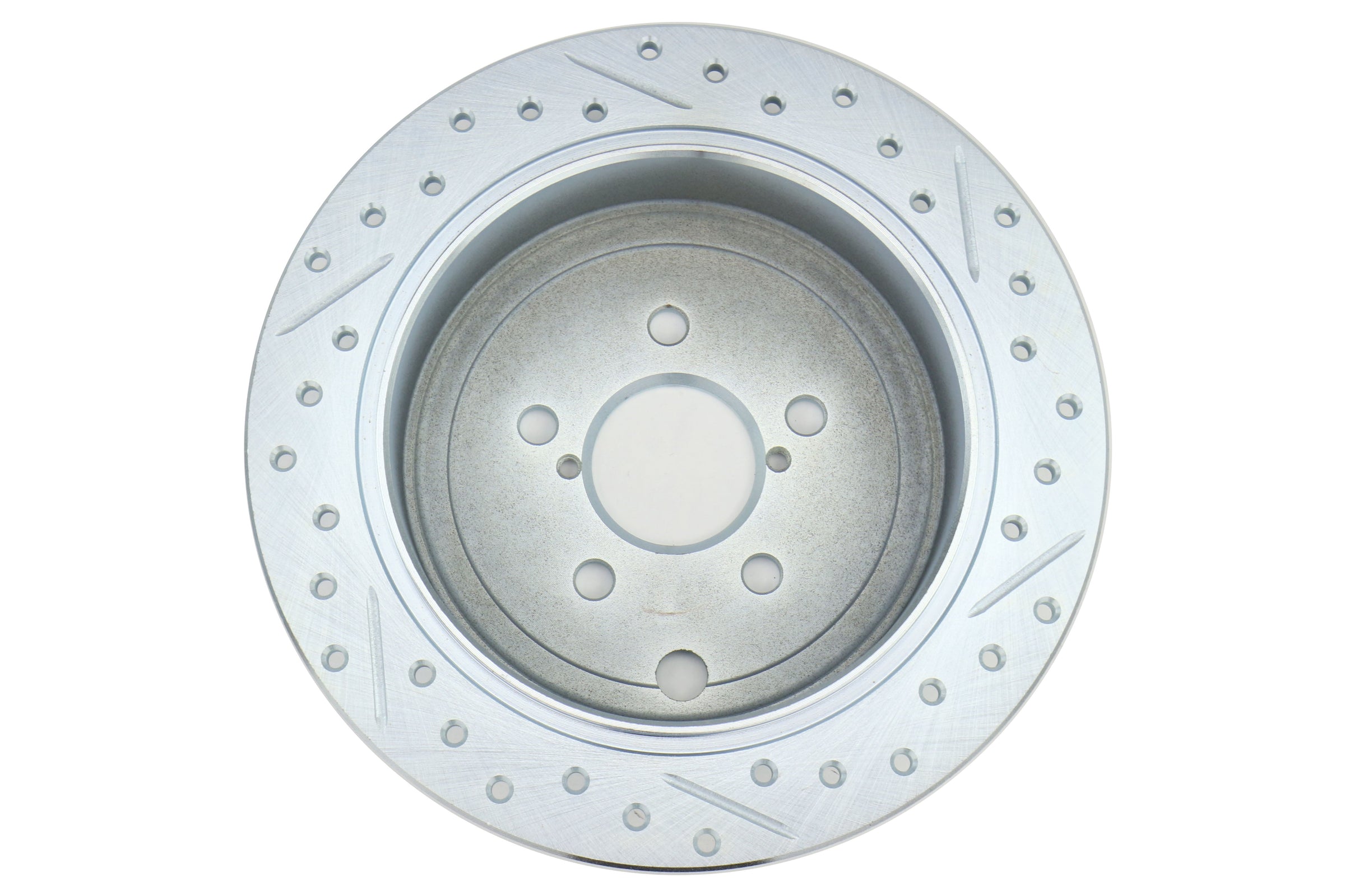 Stoptech C-Tek Sport Drilled and Slotted Rear Rotor Pair - Subaru Models (inc. 2008-2014 WRX)