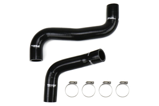 Torque Solution Silicone Radiator Hose Kit Black - Subaru Models (inc. 2008-2021 STI / 2008-2014 WRX)