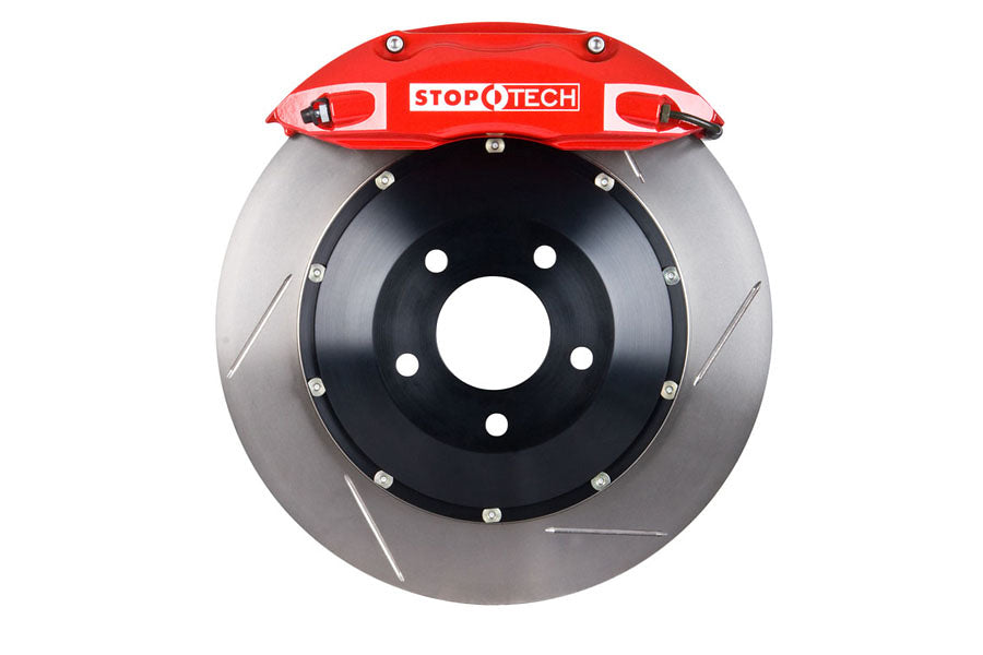 Stoptech ST-40 Big Brake Kit Front 355mm Red Slotted Rotors - Subaru Models (inc. 2002-2007 WRX)