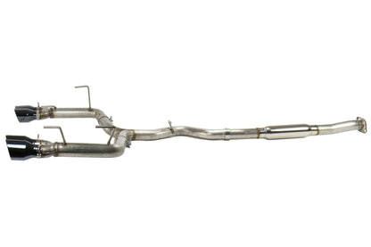 AWE Track Edition Cat-Back Exhaust (Diamond Black Tips) - 2011-2021 Subaru WRX / STI Sedan