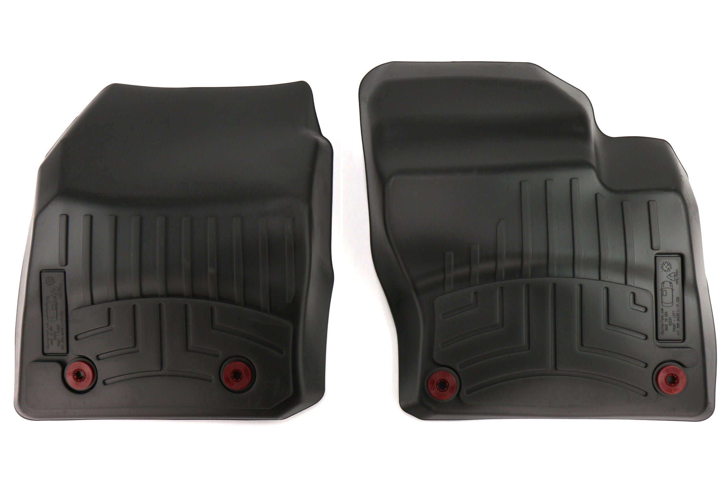 Weathertech Floor Liners (Front and Rear) - 2016-2017 Ford Focus RS