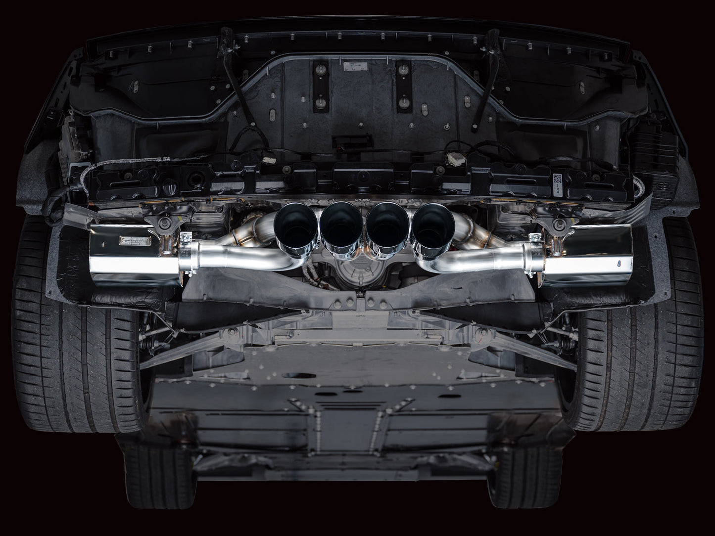 AWE SwitchPath Exhaust for C8 Corvette Z06 - Diamond Black Tips