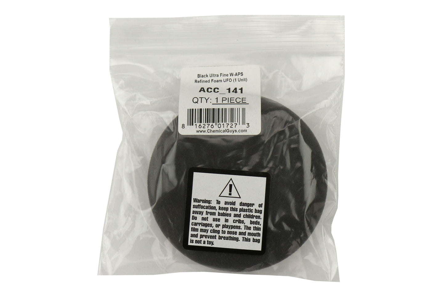 Chemical Guys Black Ultra Fine W-APS Refined Foam Applicator - Universal