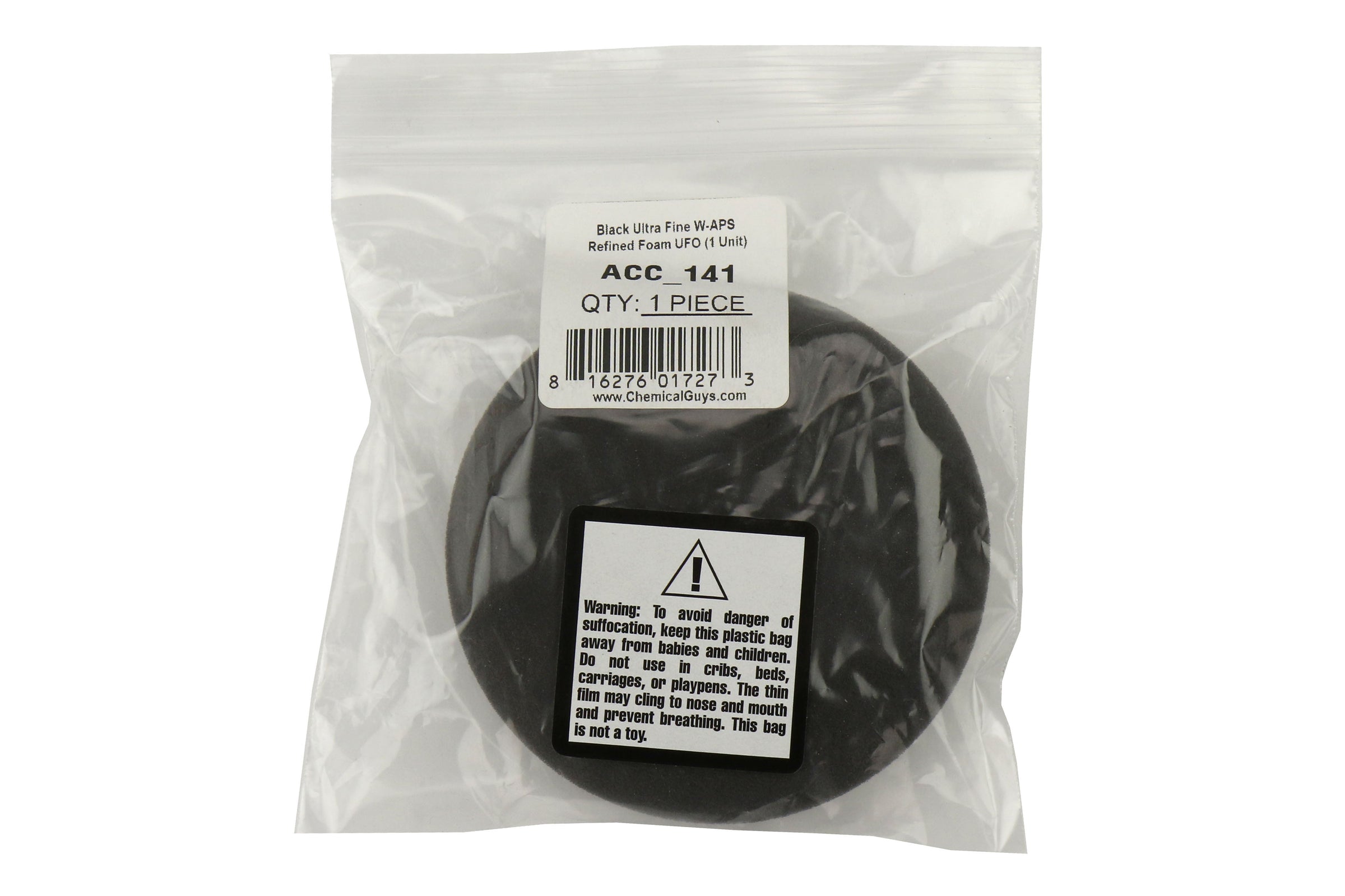 Chemical Guys Black Ultra Fine W-APS Refined Foam Applicator - Universal