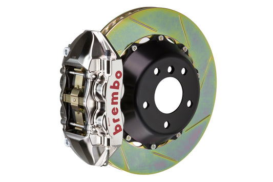 Brembo Gran Turismo Slotted Brake Kit 4 Piston 2-Piece GT-R Rear - 2008-2014 Subaru STI / 2010-2014 Legacy GT/3.6