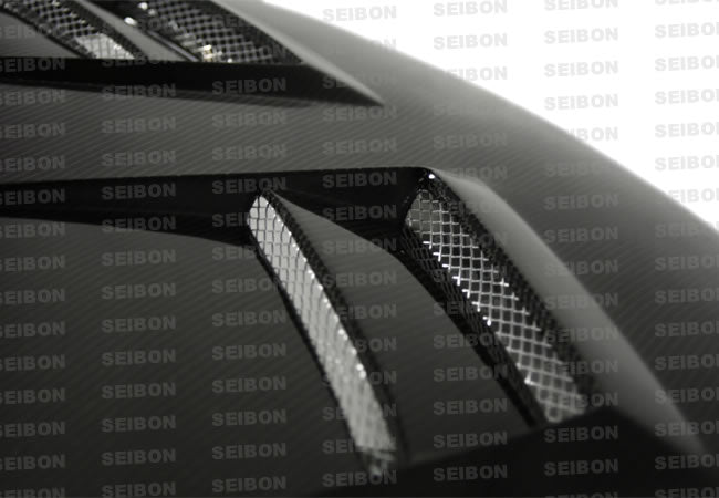 Seibon Carbon Fiber DV Style Hood - 2008-2009 Mitsubishi Lancer
